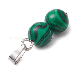 12 шт. 12 стиля подвески из круглых бусин из смешанных драгоценных камней PALLOY-JF02824