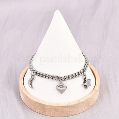 Браслеты с подвесками в виде луны BJEW-C125-11P