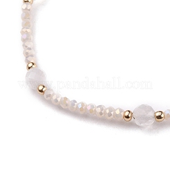 Регулируемый браслет из плетеных бусин с нейлоновым шнуром&nbsp;BJEW-JB05683-05