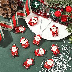 12шт 2 стиля непрозрачные подвески из смолы&nbsp;CRES-YW0002-76