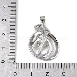 Латунные микро проложить кубического циркония подвески&nbsp;KK-R230-04P