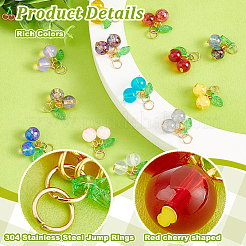 Подвеска из вишневого стекла&nbsp;PALLOY-PH01685