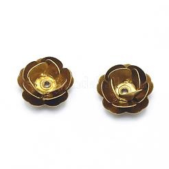 Шапочки и конусы для бусин KK-G319-15C-RS