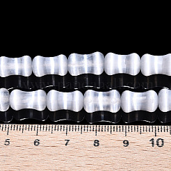 Нити бусин из окрашенного натурального селенита&nbsp;G-T138-234A