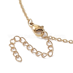 Ожерелья из нержавеющей стали 304 с цепочкой из троса NJEW-JN04897