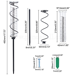 Набор спиральных дождемеров емкостью 7 дюйм TOOL-WH0051-23EB