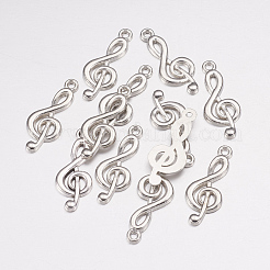 Подвески со скрипичным ключом из тибетского сплава X-TIBEP-R315-AS-LF