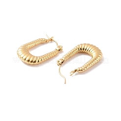 Серьги-кольца из нержавеющей стали 304 с ионным покрытием (IP)&nbsp;EJEW-P198-01G