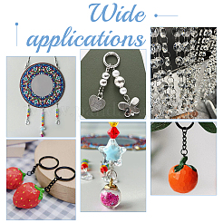 120 шт. разъемные кольца из нержавеющей стали FIND-UN0016-68