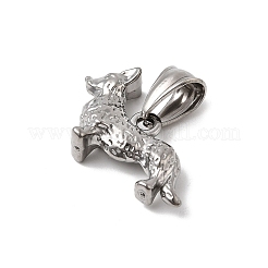 Подвески из нержавеющей стали 304 с животной тематикой&nbsp;STAS-B167-27G-P