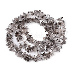 Нити натуральных алмазных бусин херкимер G-T144-A08-01
