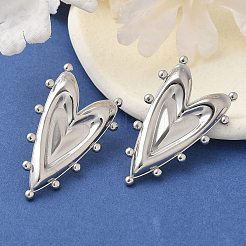 Серьги-гвоздики из нержавеющей стали 304 для женщин&nbsp;EJEW-M089-01P