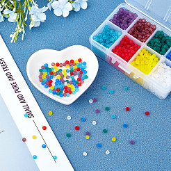 6/0 прозрачные цвета радуги и непрозрачные цвета радуга и матовые цвета стеклянные бусины&nbsp;SEED-FH0001-02A