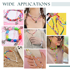 2500шт 10 цвета бусины из полимерной глины ручной работы&nbsp;CLAY-AR0001-24A