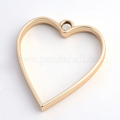 Матовый стиль стойки металлизации сплав сердца открыть назад подвески PALLOY-S047-12C-FF