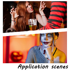 720 шт. 24 вида круглых прозрачных матовых и двухцветных стеклянных бусин GLAA-PH0001-67