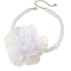 Женские колье-чокер из пластиковых бусин с цветочным рисунком FS-WG3C4B4-01