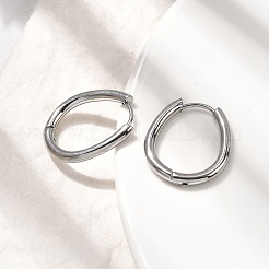 201 серьги-кольца из нержавеющей стали&nbsp;EJEW-Z137-02P-06