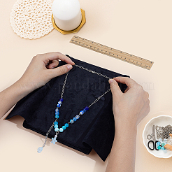 Бархатные мешочки для хранения украшений с откидной крышкой&nbsp;AJEW-WH0609-435A