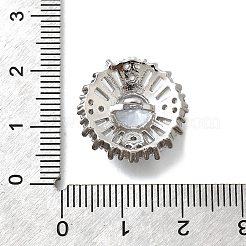 Латунные микро проложить кубического циркония подвески KK-D295-15P