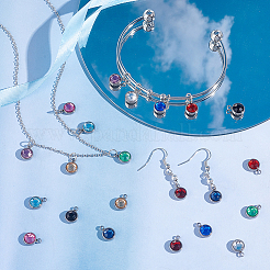 22 шт. 11-х цветные подвески из нержавеющей стали 304 STAS-UN0024-21