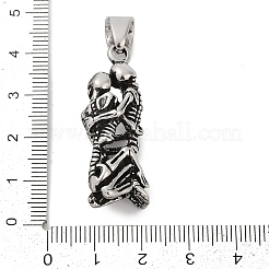 Подвески из хирургической нержавеющей стали 316 с паве из кубического циркония STAS-D304-38AS