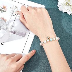 14шт 7 стиля латунные микропаве кубические циркониевые подвески ZIRC-FH0001-10