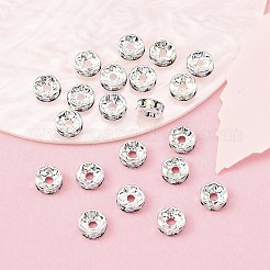 Латунь марки А горный хрусталь Spacer бисер&nbsp;RB-A014-Z7mm-28S