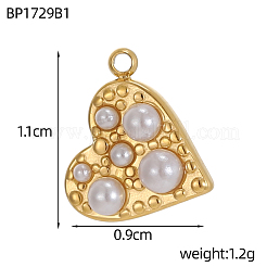 Подвески в виде ракушек из нержавеющей стали 304&nbsp;STAS-OY011-05G