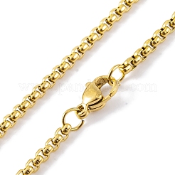 Ожерелья из нержавеющей стали 304 NJEW-Q338-03G