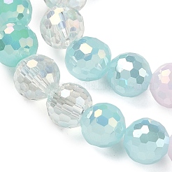 Стеклянные бусины с гальваническим покрытием &nbsp;EGLA-D300-06-8mm-15