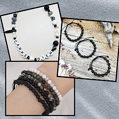 Непрозрачные акриловые бусины&nbsp;MACR-SP0001-27A-01