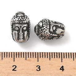 Ретро-бусины из хирургической нержавеющей стали 316&nbsp;STAS-L307-12AS