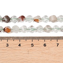 Натуральный зеленый lodolite кварц бисер пряди&nbsp;G-P611-C30-01