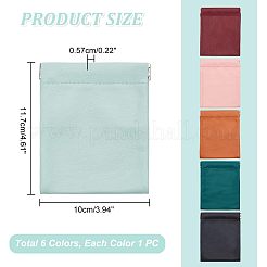 6 шт. 6-х цветные чехлы для наушников из искусственной кожи ABAG-NB0001-73A