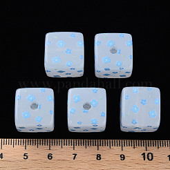 Окрашенные акриловые бусины  MACR-S374-11C-02