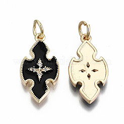 Латунь эмаль подвески&nbsp;KK-S356-199C-NF