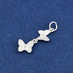 925 подвеска в виде двойной бабочки из стерлингового серебра STER-K183-07S