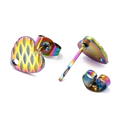 Ионное покрытие (ip) 304 нержавеющая сталь гвоздики фурнитура для сережек&nbsp;STAS-I183-04A-M