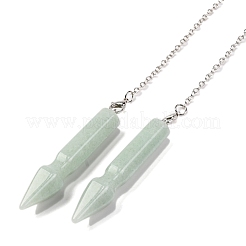 Биолокационные маятники с заостренными концами из натуральных и синтетических драгоценных камней&nbsp;G-Q184-04P