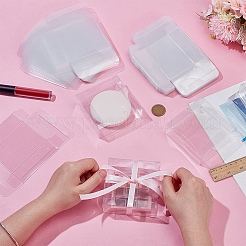 50 шт. квадратные подарочные коробки для хранения из ПВХ&nbsp;CON-BC0007-86