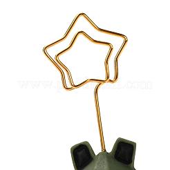 Металлическая визитница с лягушкой&nbsp;AJEW-G029-03