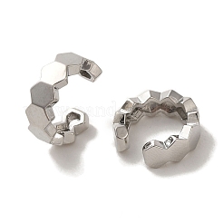 Серьги-клипсы из латуни с гальваническим покрытием&nbsp;EJEW-R162-27P