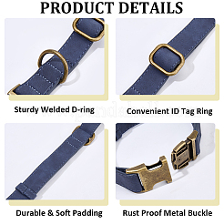 Ошейник для собак из искусственной кожи&nbsp;AJEW-WH20070-093C-04