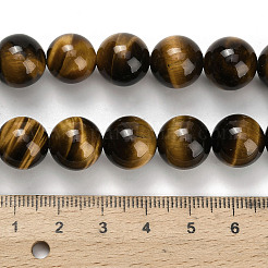 Природных тигровый глаз бисер нитей&nbsp;G-H329-C07-12mm