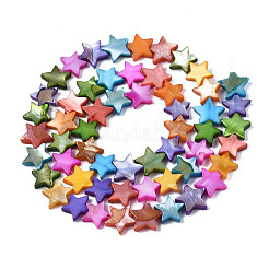 Нити бусин из натуральных пресноводных ракушек SHEL-S278-022D