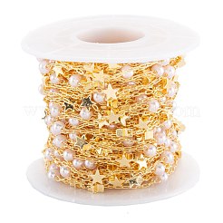 Латунные бисерные цепочки ручной работы CHC-M021-09LG