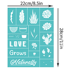 Самоклеящийся трафарет для шелкографии&nbsp;DIY-WH0173-021-X