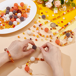 Наборы для самостоятельного изготовления бусин из акрила и АБС-пластика DIY-GA0007-74