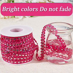 25 м кружевных лент из металлизированной пряжи&nbsp;OCOR-GF0003-09L